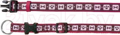 Ошейник Trixie 17089 Modern Art Collar (S-M, бордовый) - общий вид