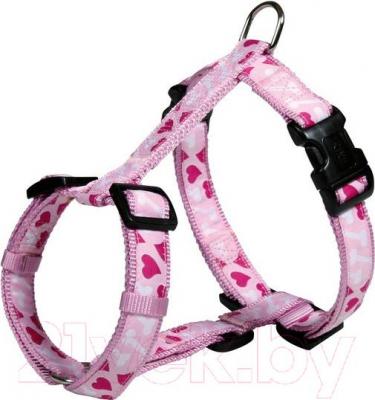 Шлея Trixie 16008 Modern Art H-Harness (M-L, розовый) - общий вид