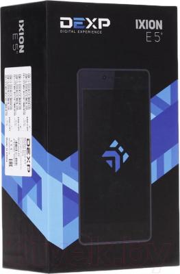 Смартфон DEXP Ixion E 5" (синий) - упаковка