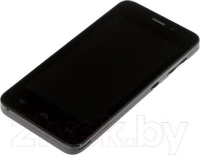 Смартфон DEXP Ixion ES 4" (черный) - вид лежа