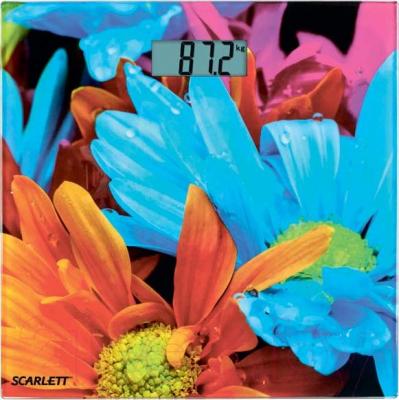 Напольные весы электронные Scarlett SC-BS33E001 (Flowers Paradise) - общий вид