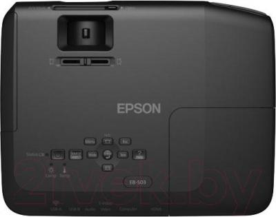 Проектор Epson EB-S03 (в комплекте с лампой ELPLP78) - вид сверху