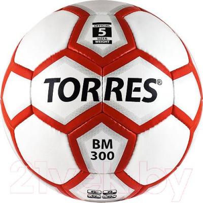 Футбольный мяч Torres BM 300 F30095 (White-Silver-Red) - общий вид
