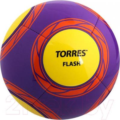 Футбольный мяч Torres Flash F30315 (Purple-Yellow-Orange) - общий вид