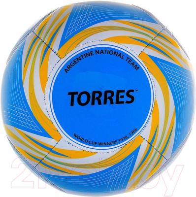 Футбольный мяч Torres WC2014 Argentina (Light Blue) - общий вид