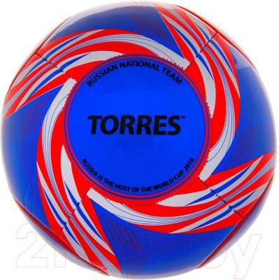 Футбольный мяч Torres WC2014 Russia (Blue) - общий вид