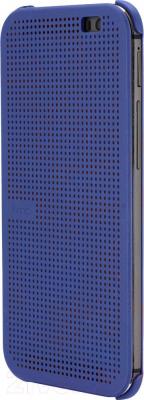 Чехол-книжка HTC Dot View Flip Case HC M100 (синий) - общий вид