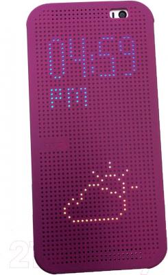 Чехол-книжка HTC Dot View Flip Case HC M100 (фиолетовый) - общий вид