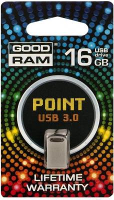 Usb flash накопитель Goodram Point 16GB Silver (PD16GH3GRPOSR10) - общий вид
