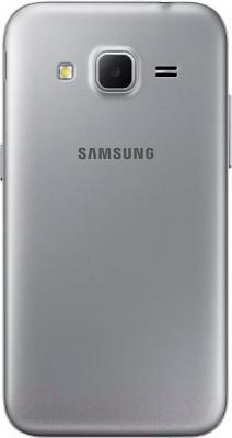 Смартфон Samsung Galaxy Core Prime / G360H/DS (серебристый) - вид сзади