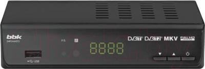 Тюнер цифрового телевидения BBK SMP244HDT2 (темно-серый) - общий вид