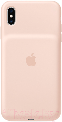 Чехол-зарядка Apple Smart Battery Case для iPhone XS Max Pink Sand / MVQQ2