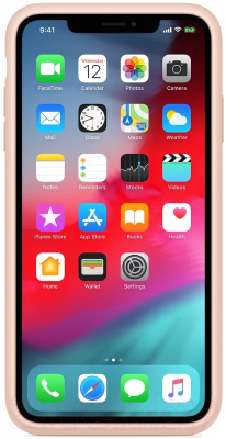 Чехол-зарядка Apple Smart Battery Case для iPhone XS Max Pink Sand / MVQQ2