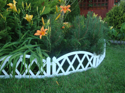 Изгородь декоративная Gardenplast Modern (белый)