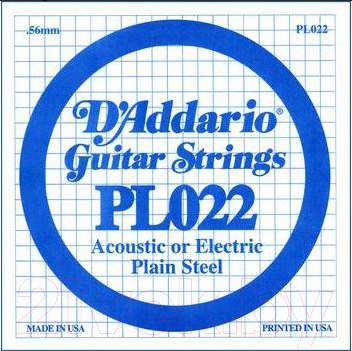 Изображение товара Струны для электрогитары D'Addario PL022