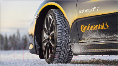 Зимняя шина Continental IceContact 2 215/55R16 97T (шипы)