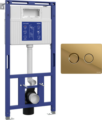 

Инсталляция для унитаза, Aqua 50 Prime P 68178 с кнопкой Accento Circle для Aqua 69083