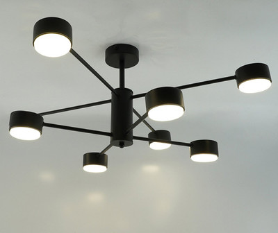 

Люстра, Gusta 8xGX53 R-780x300-BLACK-IP20