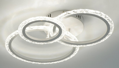 

Люстра, Trio 70W 3R APP-510x380x107-WHITE/CLEAR-220-IP20