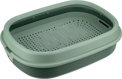 

Туалет-лоток, с сеткой и низким бортом