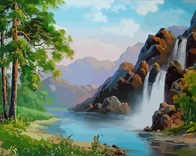 

Картина по номерам, JH094