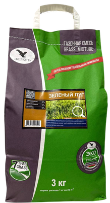 

Семена газонной травы, Эко плюс Зеленый луг