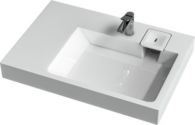 Умывальник Berge BRS-8055 Lux (левый, белый) - 