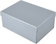 Коробка подарочная Logoton 223x308x95мм / 9211346 (серебро) - 