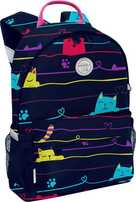 

Детский рюкзак, Кошечки на синем / RK-678-1