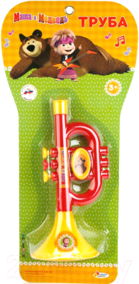 Музыкальная игрушка Играем вместе Маша и Медведь. Труба / B782628-R2