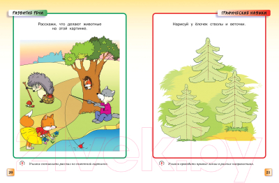 Развивающая книга Махаон Грамотейка. Интеллектуальное развитие для детей 2-3 лет