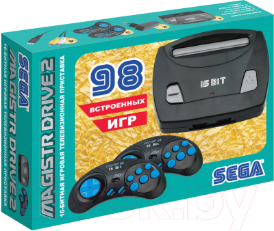 Игровая приставка Sega Magistr Drive 2 lit 98 игр