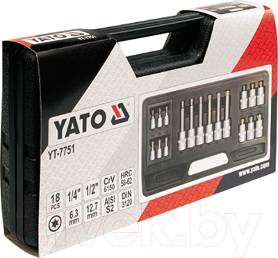 Набор головок слесарных Yato YT-7751