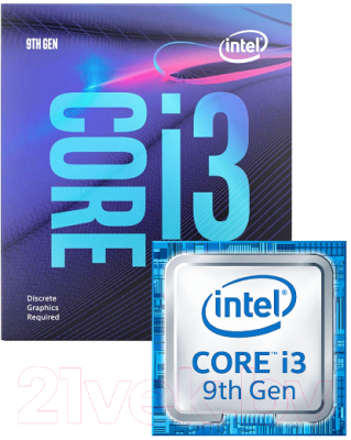 Процессор Intel Core i3-9100F Box / BX80684I39100FSRF7W 