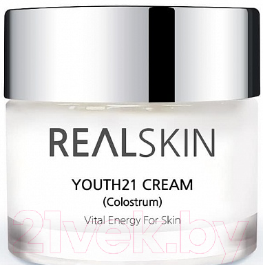 

Крем для лица Real Skin, Youth 21 Cream Colostrum
