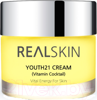 

Крем для лица Real Skin, Youth 21 Cream Vitamin Cocktail