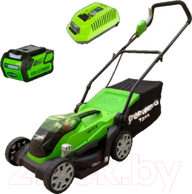 Газонокосилка электрическая Greenworks G40LM35K4 (2501907UB)