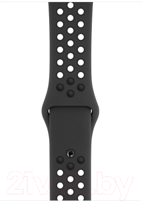 Умные часы Apple Watch Series 4 Nike+ 44mm / MU6L2 (алюминий серый космос/антрацитовый, черный)