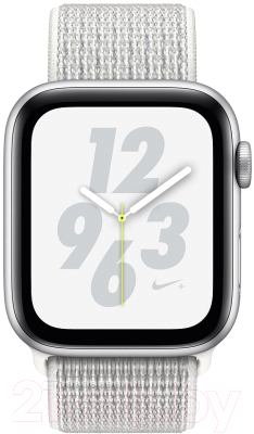 Умные часы Apple Watch Series 4 Nike+ 40mm / MU7F2 (алюминий серебристый/снежная вершина)