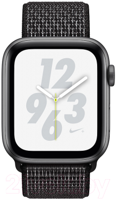 Умные часы Apple Watch Series 4 Nike+ 40mm / MU7G2 (алюминий серый космос/черный)