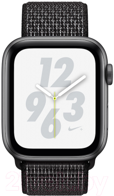 Умные часы Apple Watch Series 4 Nike+ 44mm / MU7J2 (алюминий серый космос/черный)