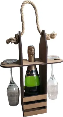 

Емкость для хранения, для бутылки с бокалами