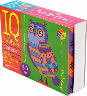 

Развивающий игровой набор, IQ кубики. Логика. 60 игр для развития логики 5+