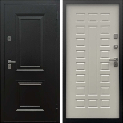 Входная дверь Форпост 86x205 Топ-11-4 (левая, букле серый/сосна прованс) - 