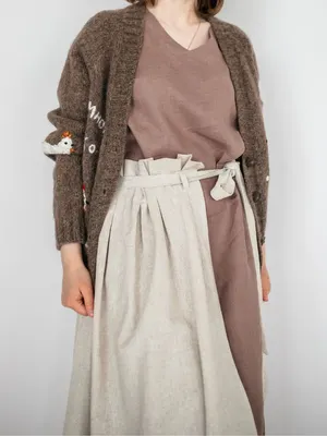 

Кухонный фартук, со складками