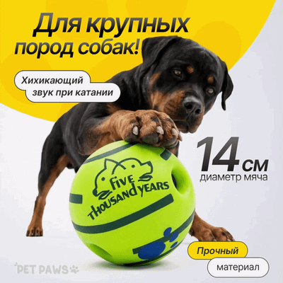 Игрушка для собак Pet Paws Мяч хихикающий / JH162