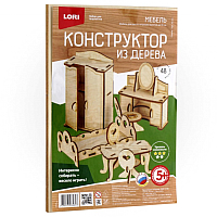 

Комплект аксессуаров для кукольного домика, Спальня / Фн-015