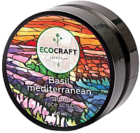 Скраб для лица EcoCraft Базилик средиземноморский для жирной и проблемной кожи (60мл) - 