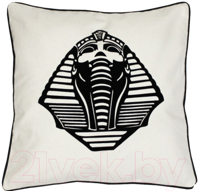 Изображение товара Подушка декоративная MATEX Фараон / 04-172 (белый/черный)