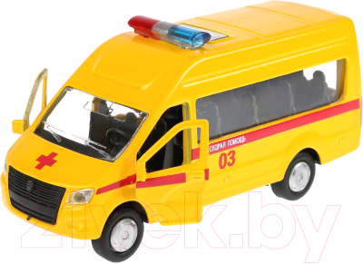 

Автомобиль игрушечный Технопарк, Газель Next. Скорая / SB-18-19-A-Y-WB